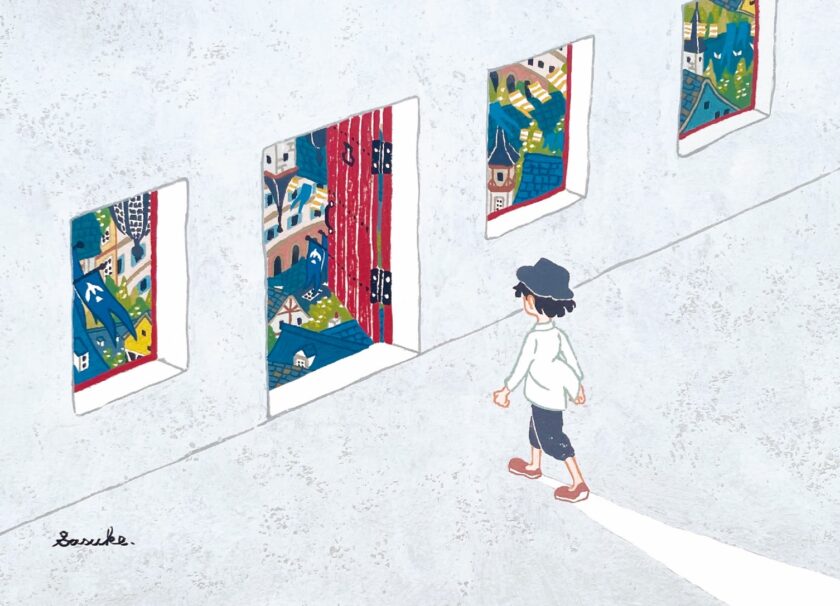 絵画　天の橋立　K.wakayama作 絵画 天の橋立 K.wakayama作 曲げよ